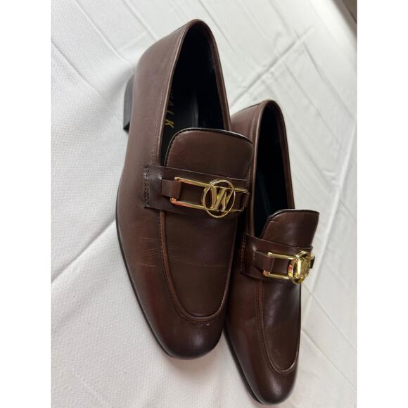 Walk London Men's Loafers - Size 7 - Brown - Like New - Picture 8 of 9